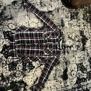 BKE Large Athletic Fit plaid shirt